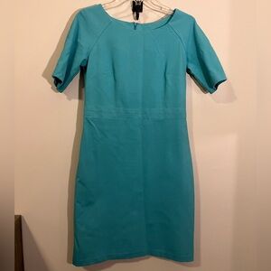 TALBOTS Teal Midi Sheath Dress
